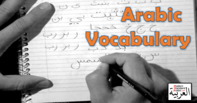 arabic vocabulary lists resources and tools learning msa